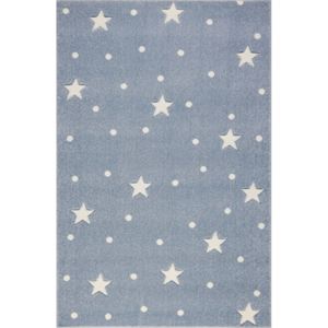 LIVONE Dětský koberec HEAVEN stříbrnošedý/ bílý Varianta: 100x150 cm