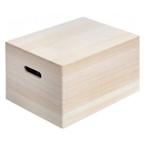 Kesper Dřevěný box s víkem 39x29x23 cm - pavlovnie
