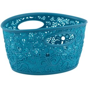 Dekorativní plastový košík s úchyty Victoria Curver - modrá