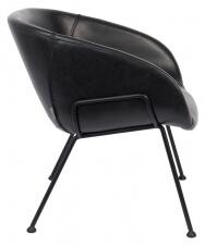 ZUIVER FESTON lounge chair černá