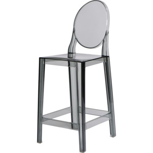 Mørtens Furniture Barová židle Falde, transparentní šedá Barva: šedá