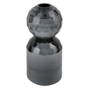 Skleněný svícen Crystal Ball 14,3 cm L černý Present Time (Barva-černá)