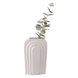 Keramická váza Arc L bílá Present Time (Barva-matná bílá)