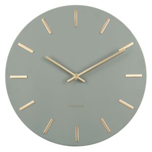 Nástěnné hodiny Charm S 30 cm šedozelené Karlsson (Barva- šedozelená)