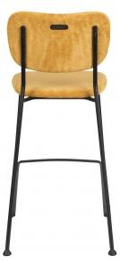 ZUIVER BENSON pultová židle žlutá
