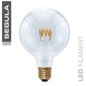 SEGULA LED Globe 125 Curved Spirale 8W(25W) / E27 / 250lm / 2200K / stmívatelné / B (50416-S) - Segula LED žárovka 50416 230 V, E27, 8 W = 25 W, teplá bílá, B (A++ - E)