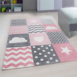 Vopi | Dětský koberec Kids 620 pink - 200 x 290 cm