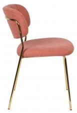 WLL JOLIEN GOLD židle růžová