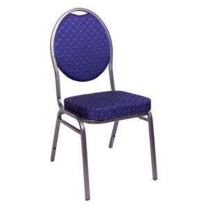 Chairy MT01147 Kvalitní židle kovová Monza - modrá