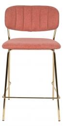 WLL JOLIEN GOLD pultová židle růžová