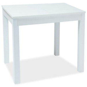 Jídelní rozkládací stůl 80x80 cm v bílé barvě KN890