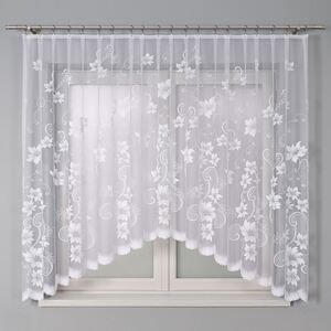 Dekorační oblouková krátká záclona ARLETA bílá 310x160 cm MyBestHome