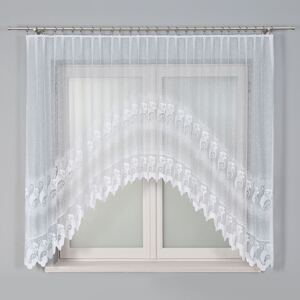Dekorační oblouková krátká záclona ADELINA bílá 310x160 cm MyBestHome