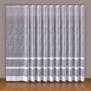 Dekorační vzorovaná záclona WIKTORIA 200 (1 kus) bílá 250x200 cm MyBestHome