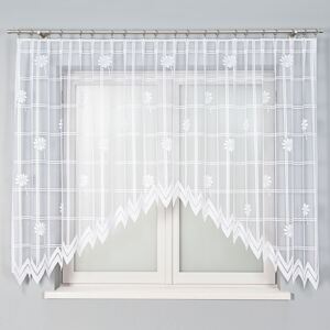Dekorační oblouková krátká záclona CELOZIA bílá 320x160 cm MyBestHome