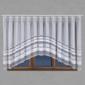 Dekorační oblouková krátká záclona FILOMENA bílá 340x160 cm MyBestHome