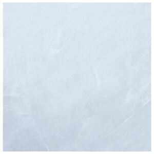 Samolepící podlahové desky 5,11 m² PVC bílý mramor