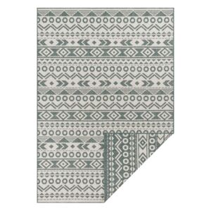 Zeleno-bílý venkovní koberec Ragami Roma, 80 x 150 cm
