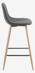 NOLITE BAR 65 cm pultová židle tmavě šedá