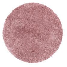 Hans Home | Kusový koberec Fluffy Shaggy 3500 rose kruh - 120x120 (průměr) kruh