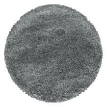 Hans Home | Kusový koberec Fluffy Shaggy 3500 light grey kruh - 120x120 (průměr) kruh