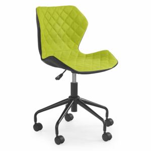 Dětská židle Matio, černá / zelená