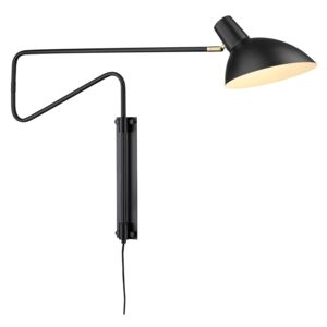Halo Design 739295 nástěnná lampa METROPOLE DELUXE, kov, černá, 68,5cm