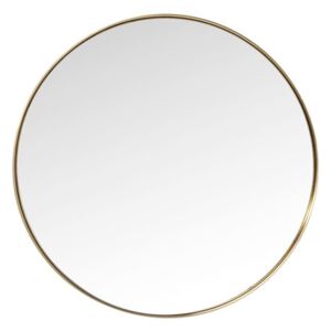 KARE DESIGN Zrcadlo Curve Round 100 cm mosazné, Vemzu