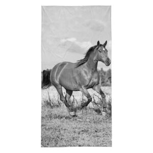 Froté osuška 70x140 - Kůň černobílý 15