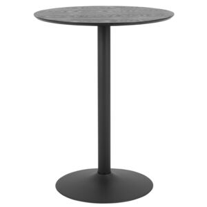 Barový stůl Neesha Ø 80 cm černý