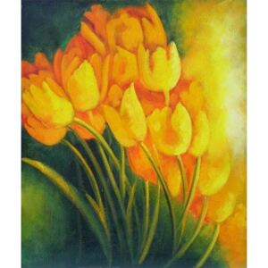 Obraz - Žluté tulipány
