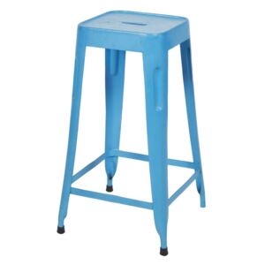 Kovová stolička modrá