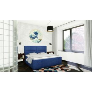 BELFAST MISTRAL - postel s výrazným čelem a úložným prostorem 90 x 200 cm