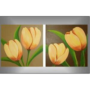 Vícedílné obrazy - Tulipány