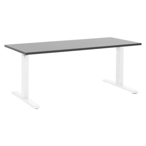 Elektrický nastavitelný černobílý stůl 180 x 80 cm UPLIFT II