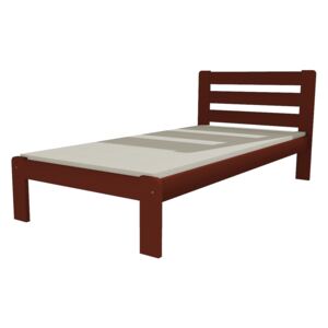 Dřevěná postel VMK 1A 90x200 borovice masiv - hnědá