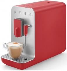 SMEG automatický kávovar na espresso / cappuccino, červená BCC02RDMEU