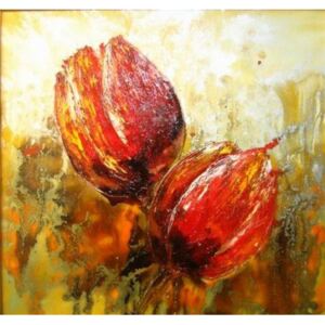 Obrazy - Červené tulipány