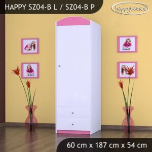 Happy Babies | SZN04-B | růžová | 60 cm x 187 cm x 54 cm | lamino