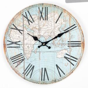 Nástěnné hodiny WORLD 34 cm