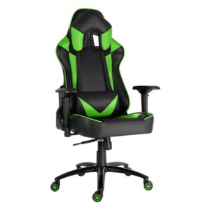 Herní židle RACING PRO ZK-028 XL černo-zelená