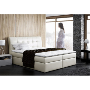 Čalouněná postel AMIGO + topper, 200x200, madryt 912