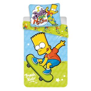 Jerry Fabrics Povlečení Bart Simpson ''Skate 03'' - 140x200, 70x90, 100% bavlna