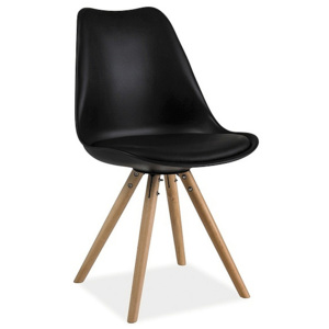 Židle CIRA, 83x49x43, černá