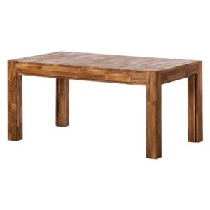 Jídelní stůl rozkládací KIM WOOD 20830A 76x90x160 cm dub masiv