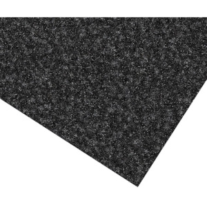 FLOMAT Černá kobercová vnitřní čistící zóna Valeria - 150 x 100 x 0,9 cm