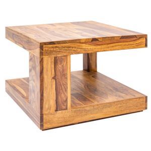 Moebel Living Přírodní masivní konferenční stolek Barny 60x60 cm