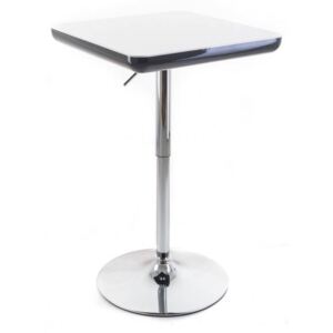 Barový stolek G21 Whieta plastový white/black