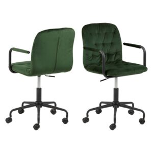 Designová kancelářská židle Zara zelená