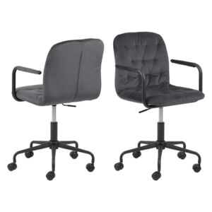Designová kancelářská židle Zara tmavě šedá